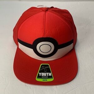 Pokémon Hat Baseball Cap SnapBack Poke Ball NWT